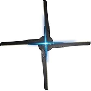 WIFI 3D HOLGRAM-projectorventilator 510 LED Holografische Lampspeler 3D Remote Reclame Display-projector Licht met 1 6G TF