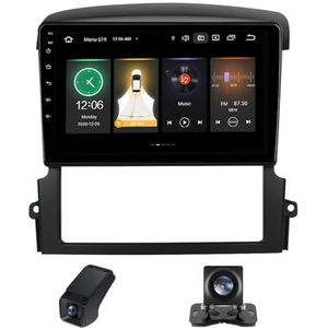 Android 14 2 Din Autoradio geldt voor Kia Sorento BL 2002-2011 Ingebouwd CarPlay/Android auto/DSP-processor/WIFI GPS-navigatie Bluetooth 9 Duim Touch screen/Stuurbediening(C30 Pro)