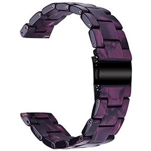 ENICEN Hars Watch Band Compatibel met Fitbit versa 3 / Fitbit Sense Smart Polsband Accessoires Dames Mannen Hars Armband Strap for Fitbit Sense (Color : Purple light)