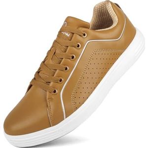 SDEQA Heren golfschoenen, spikeloze waterdichte golfsneakers, ademend, grote maten,C,39 EU