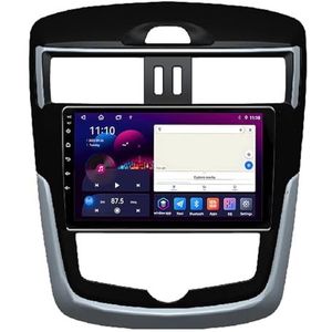 Android 14 GPS Navigation Stereo voor Nissan Serena Tiida 2016-2020 9 Inch 2 Din Car Stereo Radio met CarPlay AHD Omgekeerd beeld Bedieningselementen op het stuur Bluetooth(A,S1 1G+32G)