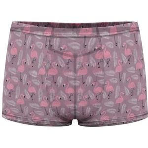 Flamingo Patroon Heren Boxer Slips Sexy Shorts Mesh Boxers Ondergoed Ademend Onderbroek Thong