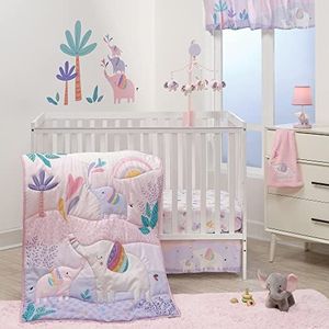 Bedtime Originals Elephant Dreams 3-delige roze babybedset voor babybedjes