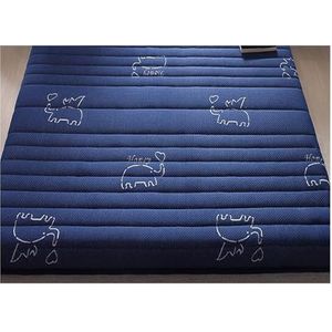 Matras Van Volledige Grootte, Latexmatras, Verdikte Traagschuimmatras, Matras For Studentenslaapzalen, Enkele En Dubbele Opvouwbare Tatami-matras (Color : Style3, Size : 100 * 200CM*6CM)