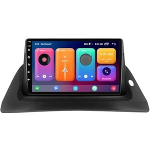 Android 14 2 Din Autoradio voor Renault kangoo 2015-2019 - Steun Carplay Android Auto DSP-9"" Touchscreen Auto Stereo Met Stuurwielbediening WIFI 4G Bluetooth Split-Screen(P2 WIFI 4-Core 1G+32G)