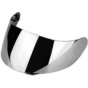 Lens Vizier Shield, Akozon Helm Vizier Film Motorfiets Wind Shield Lens Vizier Shield Volledig Gezicht Fit Voor AGV K1 K3 SV K5 K5-S (Verzilverd)