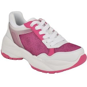 GUESS Dames Samra Sneaker, Roze Wit 660, 35 EU