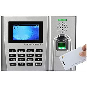Tijdklok, Biometrische Vingerafdruk Tijdregistratie Systeem Klok Recorder Employee Herkenning Registratie Apparaat Elektronische Machine,Grote capaciteit(U260 ID)