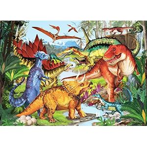 Wooden Jigsaw Puzzel, 500 stukjes, dinosaurus, tyrannosaurus, Rex, triceratop, vloerpuzzel voor kinderen, decompressie, kleurrijke houten puzzelplank voor kinderen en volwassenen