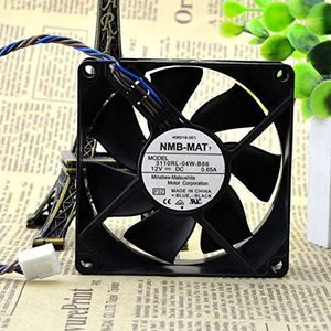 3110RL-04W-B86 8025 12V 0.65A 4-wire 8CM temperature control cooling fan