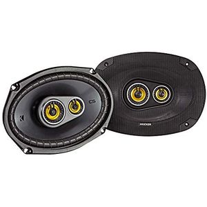Kicker CS-serie 150 Watt 6 x 9 Inch Auto Audio Coaxiale Luidspreker Paar, Zwart