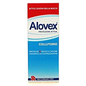 Alovex Actieve mondreiniger, voor het verlichten van de gevoeligheid, 120 ml, zonder alcohol