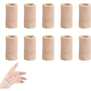 Compressie Vinger Sleeve, Ademende vingercompressiemouw voor zwelling, Vingercompressie Antifrictie nylon en rubberlatex draad voor basketbalvolleybal Jyfanse