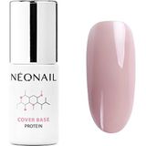 NÉONAIL UV-Nagellak - Base Coat Gel UV - Cover Base Protein Soft Nude 7,2 ml - Onderlak voor Nagels - Modeling Base - UV-lak - Gel - Nagels - Nageldesign