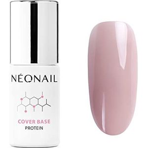 NÉONAIL UV-Nagellak - Base Coat Gel UV - Cover Base Protein Soft Nude 7,2 ml - Onderlak voor Nagels - Modeling Base - UV-lak - Gel - Nagels - Nageldesign