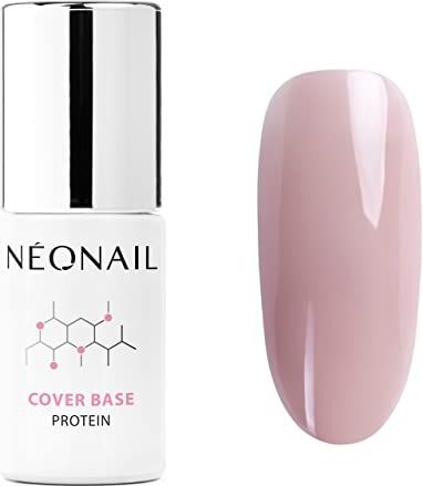 NÉONAIL UV-Nagellak - Base Coat Gel UV - Cover Base Protein Soft Nude 7,2 ml - Onderlak voor Nagels - Modeling Base - UV-lak - Gel - Nagels - Nageldesign