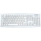 Secomp - Silver Seal Toetsenbord - Wit - Bedraad - Antimicrobieel
