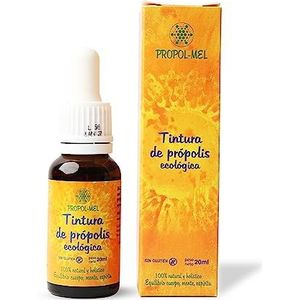 Verpakt per 2 - Propolis-tinctuur - 20 ml per fles - BIO. Propolis vloeistof ondersteunt het welzijn van de keel. Glutenvrij. 15% gewicht/volume.