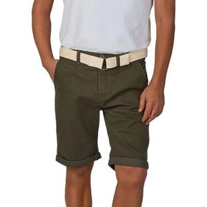 riverso RIVHenry Korte broek voor heren, zomer, chinoshorts met riem, regular fit, bermuda, stretch, blauw, marineblauw, rood, groen, oranje, beige, grijs, 30, 31, 32, 33, 34, 36, 38, 40, 42, 44, 46,