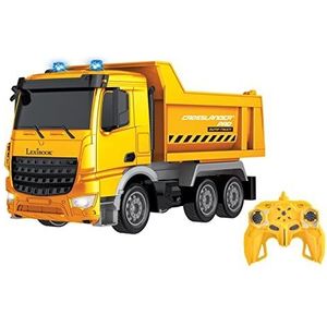 Lexibook, Crosslander® pro RC Dump Truck, op afstand bestuurbare dumptruck, lichteffecten, kipper, oplaadbaar, RCP10