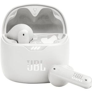 JBL Tune Flex – echte draadloze noise-cancelling oordopjes (wit), klein