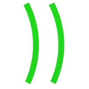 Reflecterende bandsticker Veiligheidssticker Kleur loopfiets Reflecterende sticker Wielsticker Fietsaccessoires (Color : Green)