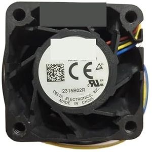 Voor Delta Electronics PFB0412EN-E DC 12V 4.00A 40x40x28mm 4-draads serverkoelventilator