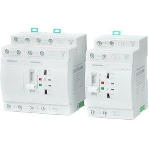 ATS Dual Power Transfer Switch 2P 4P Elektrische keuzeschakelaar, ononderbroken stroomvoorziening, 25A, 40A, 63A (110V, 4P 40A)