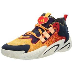 adidas Unisex BYW Select Low Trainers Sneaker, Collegiate Gold/Acid Orange/Ink, 5.5 US Men