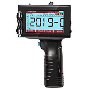 Etiketprinters 12.7mm online Qr Bar Batch Code Datumnummer Logo Vervaldatum Label Draagbare Hand Jet Handheld Thermal Inkjet Printer