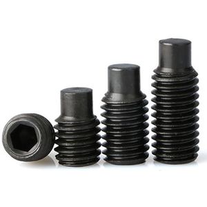 50 stuks M3 304 roestvrij staal zwart klasse 12.9 zeskant zeskant stelschroef stelschroef convex eindbout(Black,12MM_M3)