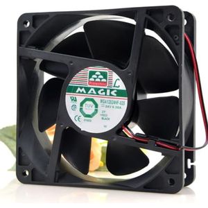 Voor ADDA AD1224HX-F52 12038 120 mm 12 cm DC 24 V 0,32 A 3-draads aluminium frame koelventilator Luchtstroom voor serveromvormerventilator