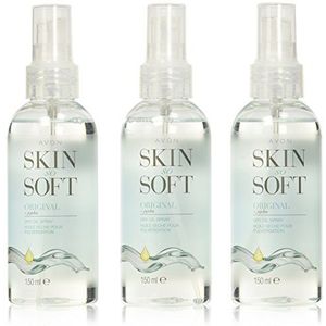 Avon Skin So Soft Original droge olie bodyspray met jojobaolie, 3 x 150 ml