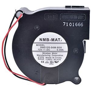 Cooler Fan For NMB-MAT BM5125-04W-B30 12V 0.08A 2line wheel silent fan