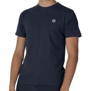 Sergio Tacchini Blauwe T-shirts voor heren, Blauw, L