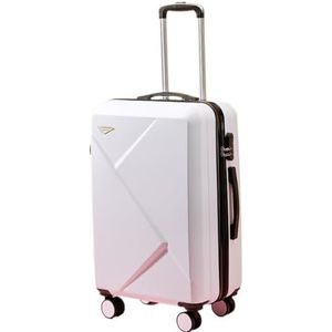 Lichtgewicht Koffer Carry-on Koffersets Met Draaiwielen Draagbare Lichtgewicht ABS-bagage Voor Op Reis Koffer Bagage (Color : B, Size : 24in)