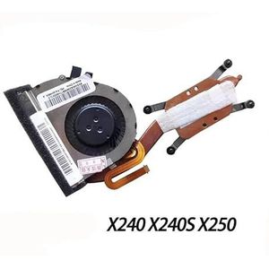 Laptop LAPTOP CPU-koellichaamkoelventilator voor Lenovo voor THINKPAD X240 X240S X250 X260 X260S X270 X270S(X250)
