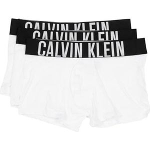Calvin Klein Heren 'Intense Power' Trunk (3-Pack), Wit/Wit/Wit, L