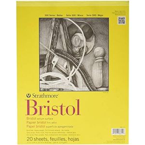 Strathmore 300-serie Bristol Pad - 11-Inchx14-Inch - 20 vel Pad