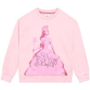 WICKED Trui | Glinda Meisjes Sweatshirt | Glitter Trui Voor Meisjes | Rosa 128