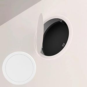 Afdekplaat - Wit - Ronde Toegangsdeur voor Leidingen - 30 cm (12 inch)