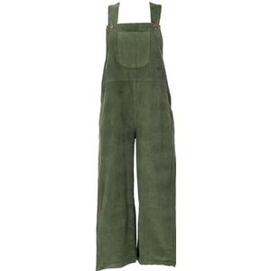 GURU SHOP corduroy tuinbroek, broek, jumpsuit, overall, dames, katoen, olijfgroen, 38