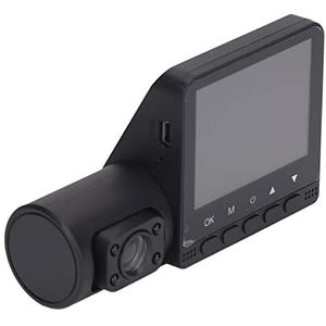3-kanaals 1080P Dashcam, Drieweg Drievoudige Autocamera, Dashcam voor Achter en Binnen 1080P met IR Nachtzicht, Dashboardcamera met Automatische Cyclusvideo-opname