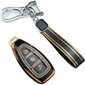 Autosleutel beschermhoes Bescherm TPU Auto Afstandsbediening Sleutel Case Cover Shell Fob Voor Focus 3 4 ST Voor Fiesta Voor Fusion Voor Kuga Voor Ecosport Voor Mondeo MK3 MK4 Sleutel Shell(1 UK)
