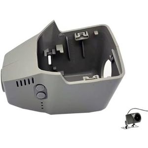 4K Dual Lens 2160P Plug and Play Eenvoudige installatie Wifi Auto DVR Dash Cam Auto DVR Compatibel met VW Arteon 3H7 2019 2020 2021 2022(AT2 Two cam,None)