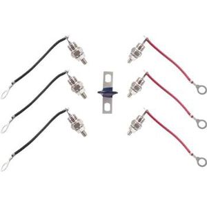 Diodegelijkrichterset voor generator RSK6001 70A met varistorbrug en accessoires voor dynamo 25A RSK2001(25A diode)