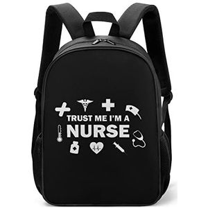 Trust Me I'm A Nurse lichtgewicht rugzak reizen laptoptas casual dagrugzak voor mannen vrouwen