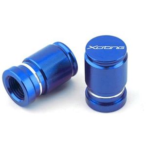 Voor KYMCO XCITING 250 300 350 400 400S 500 DownTown 125 300i Bandenventielmotor Hoogwaardige wieldoppen voor bandenventielen Luchtdichte afdekkingen(BLAUW)