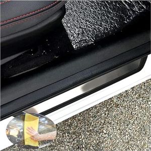 4 stuks roestvrij staal auto dorpel beschermer voor Toyota C-HR CHR 2018-2022, Kick Plates Drempel Styling Decoratie Accessoires.