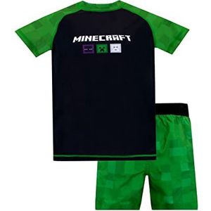Minecraft Zwembroek Set | Jongens Zwemset | Gaming Jongens Zwemkostuum | 122